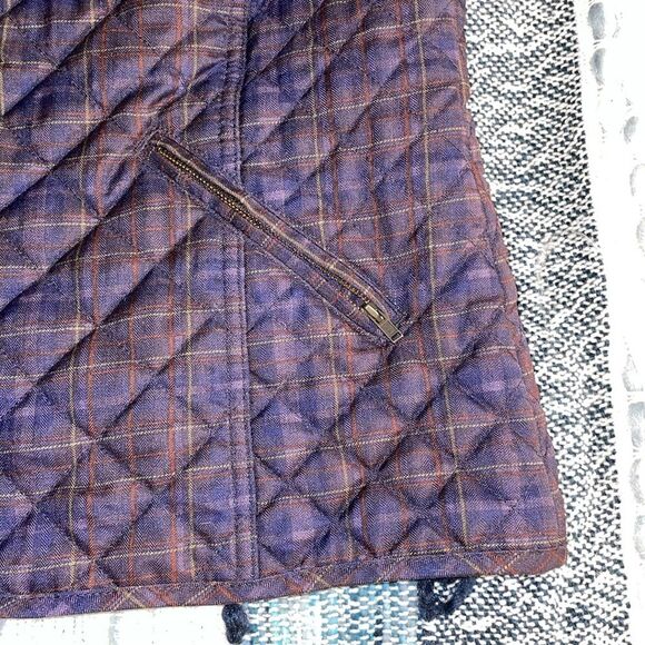 Orvis Checked Quilted Vest - Small - Picture 3 of 5